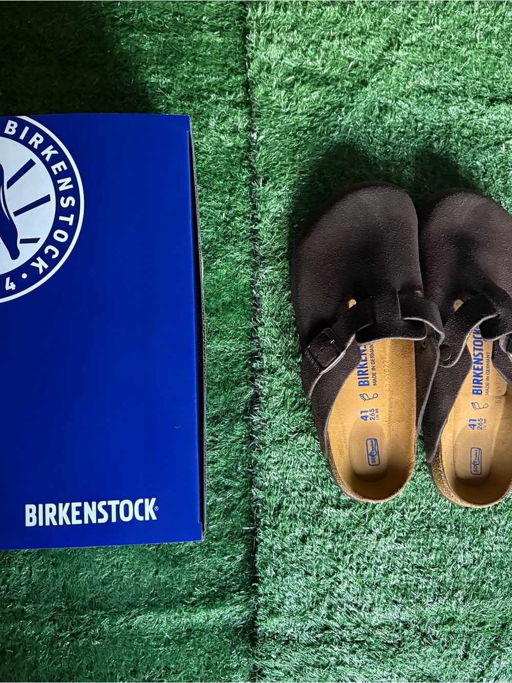 Birkenstock Men’s Mocha Boston Clogs - Classic Comfort